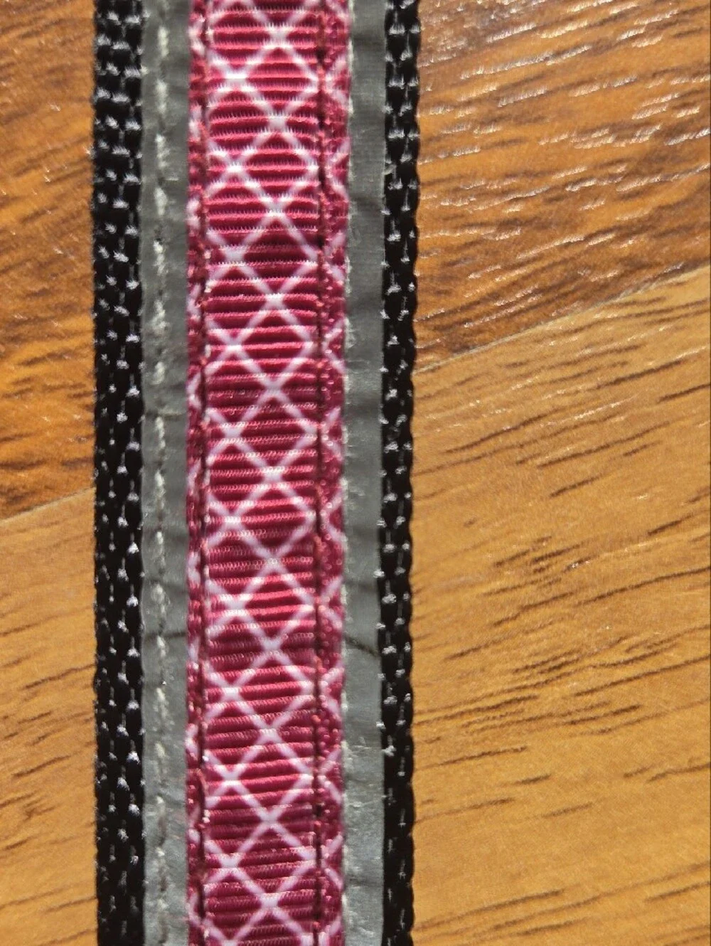 3 Small Dog Collars - Orange, Silver, Pink